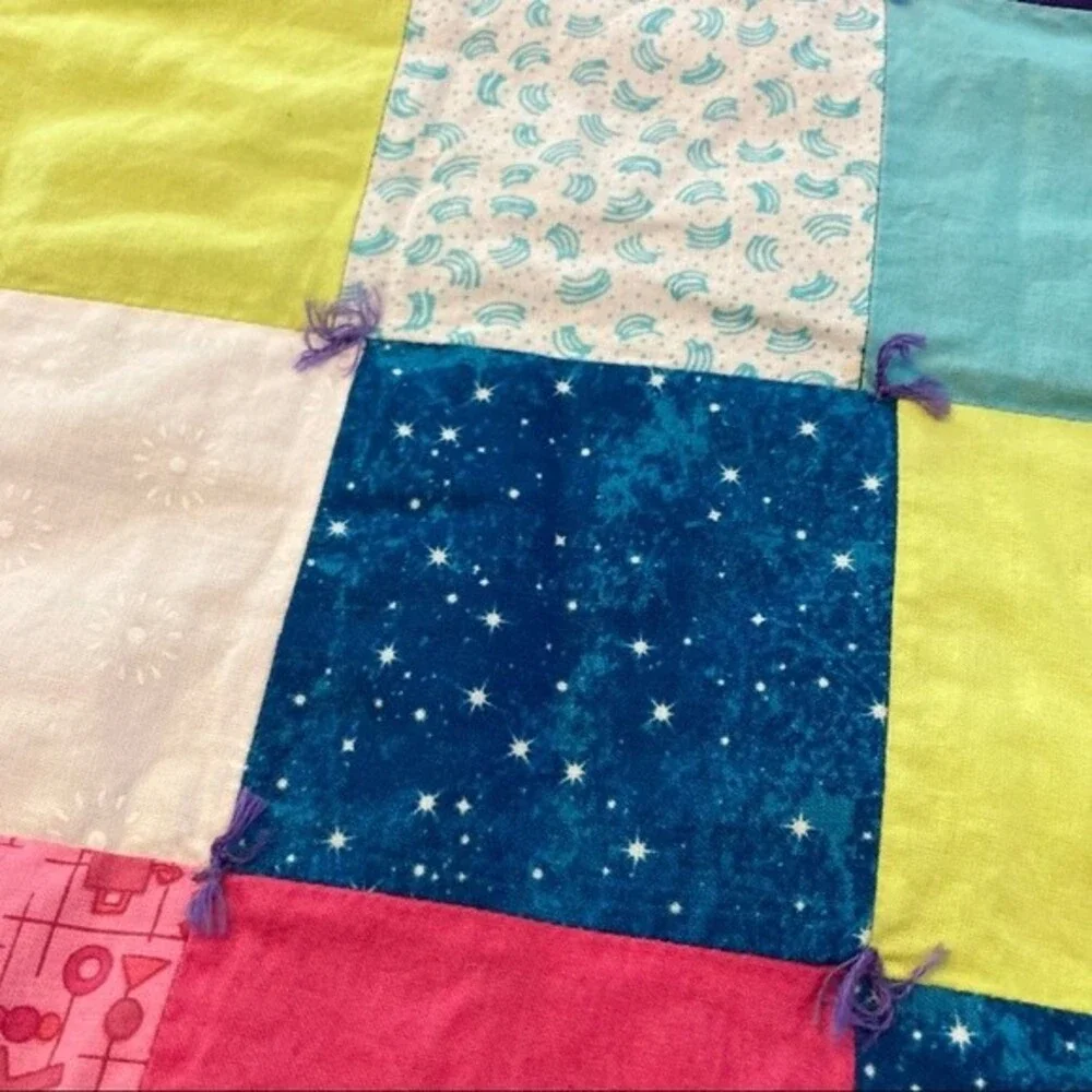 Handmade brightly colored